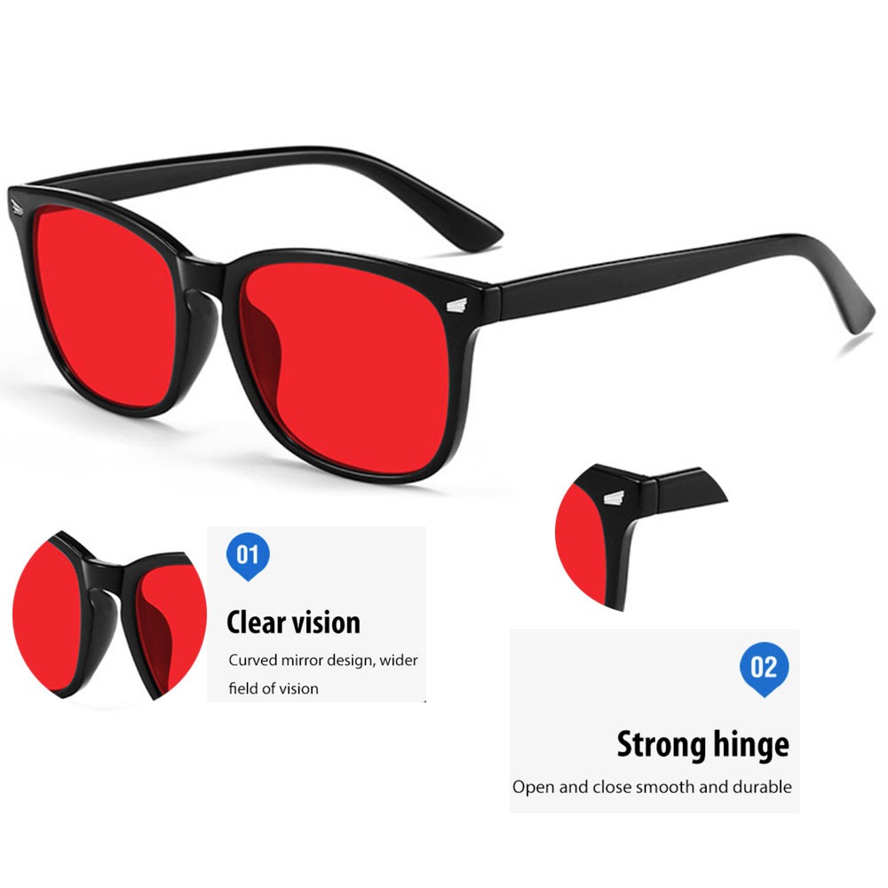 Gaming Glasses Tinted - Occhiali con lenti rosse per bloccare