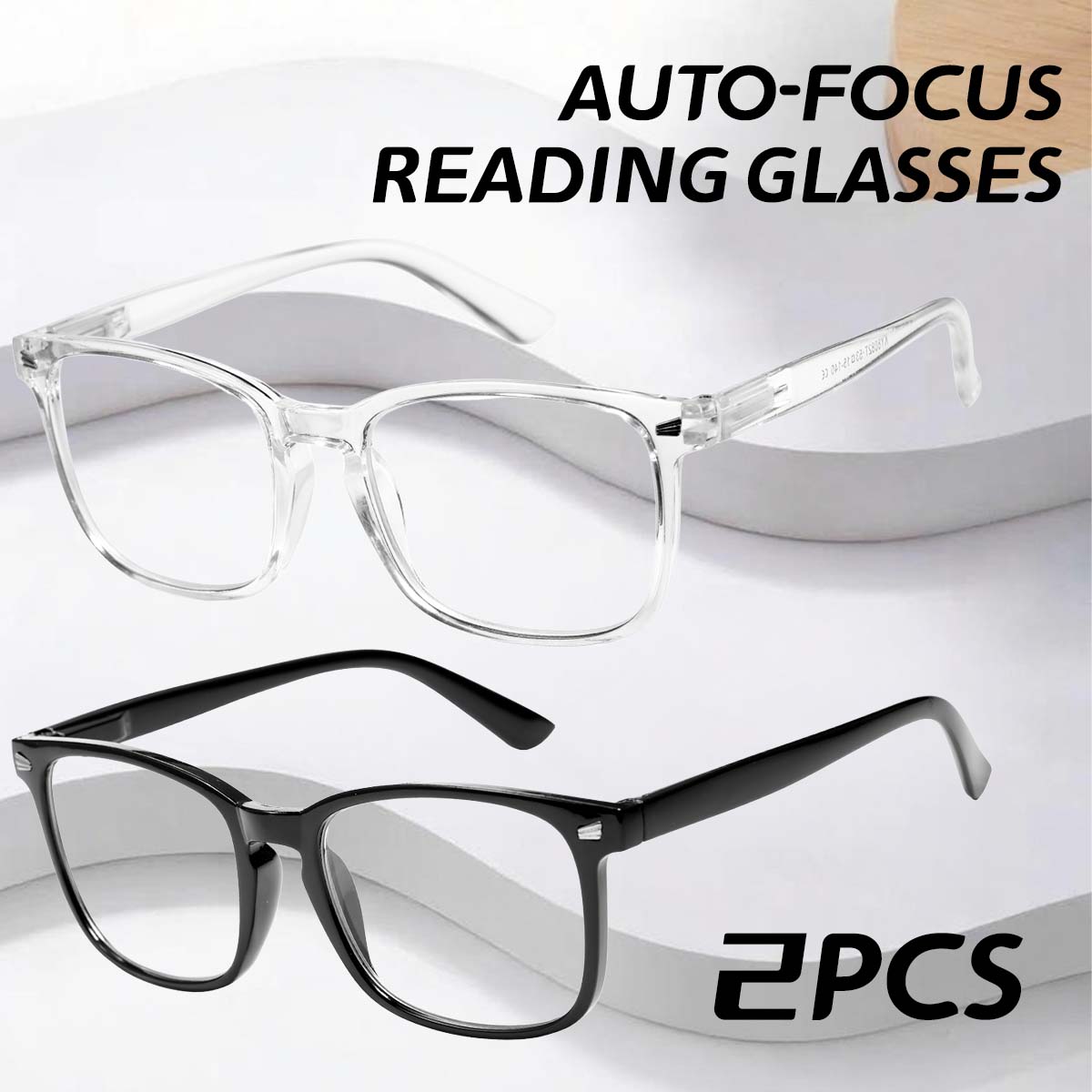 Gaming Glasses Tinted - Occhiali intelligenti con zoom automatico 1/2/3/5