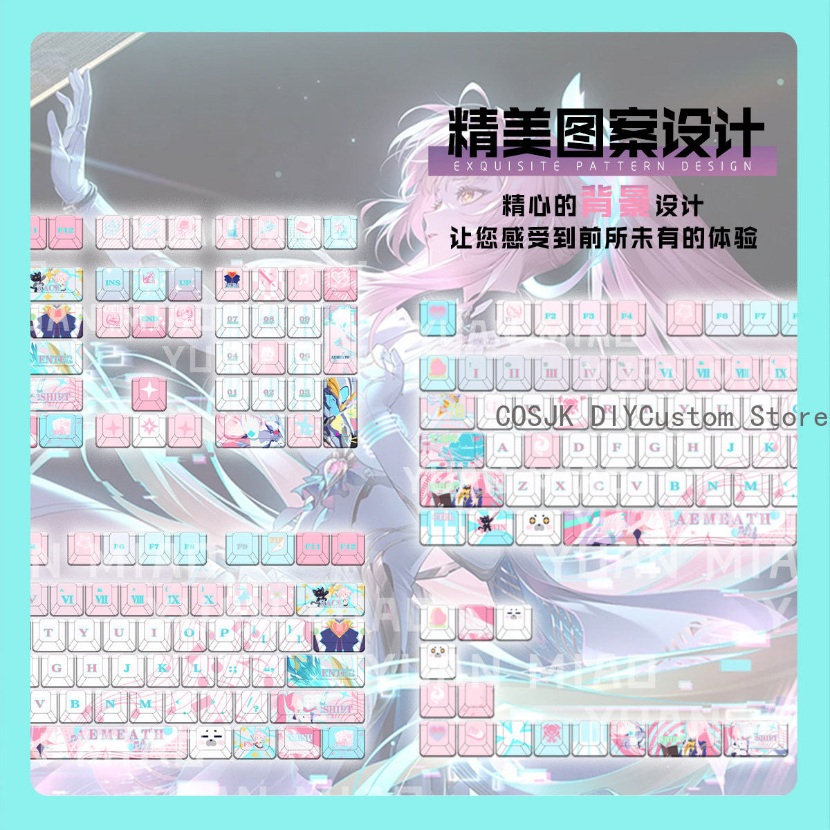 Set di 122 Tasti Anime Wutheri - Gaming Accessories Keyboards recensione e prezzo