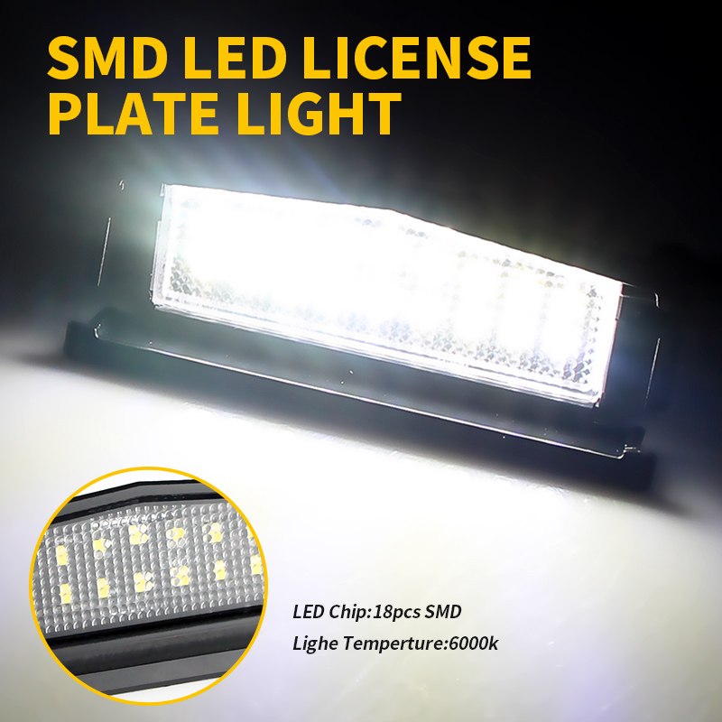 2PCS Bianco LED Luci targa Can - Gaming Equipment Accessories recensione e prezzo