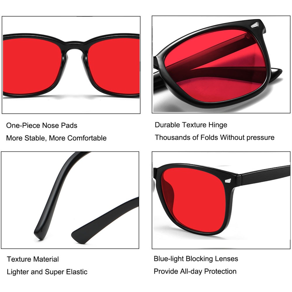 Occhiali con lenti rosse per b - Gaming Glasses Tinted recensione e prezzo