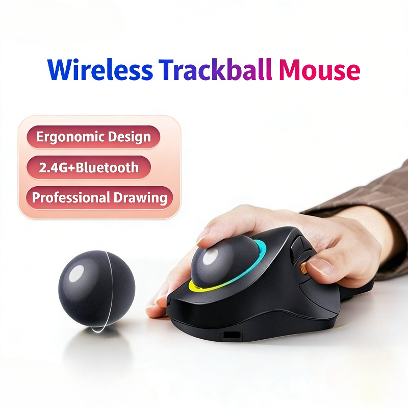 Mouse trackball wireless RGB e - Gaming Accessories Ipad recensione e prezzo