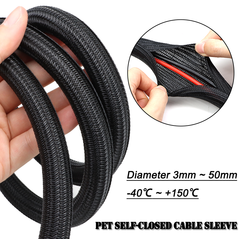 Guaina Intrecciata in PET Nera - Cable Sleeve Braided recensione e prezzo