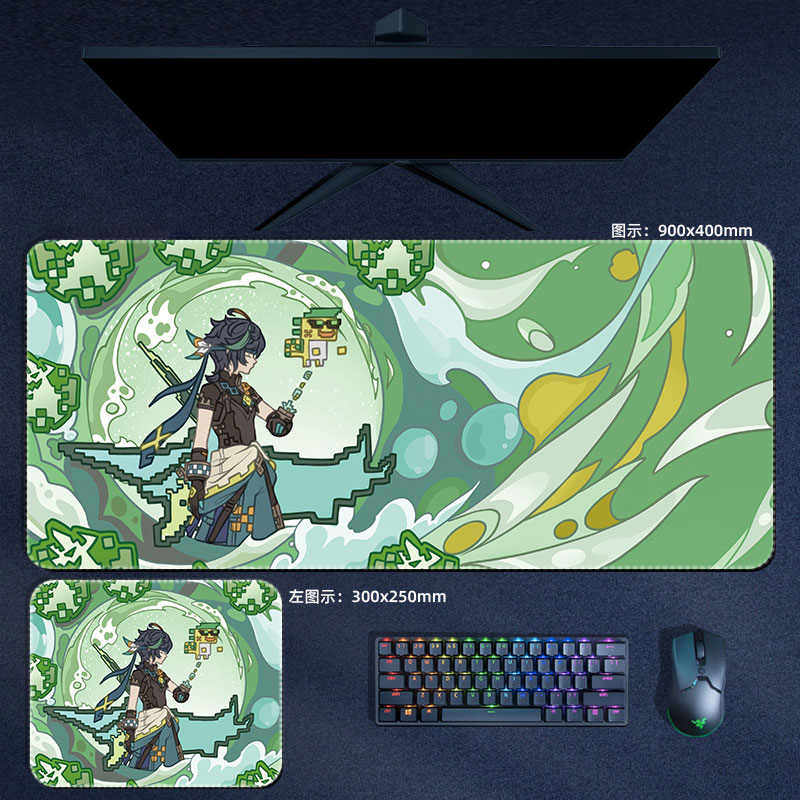 Anime Genshin Impact Mouse Pad - Gaming Accessories Keyboards recensione e prezzo