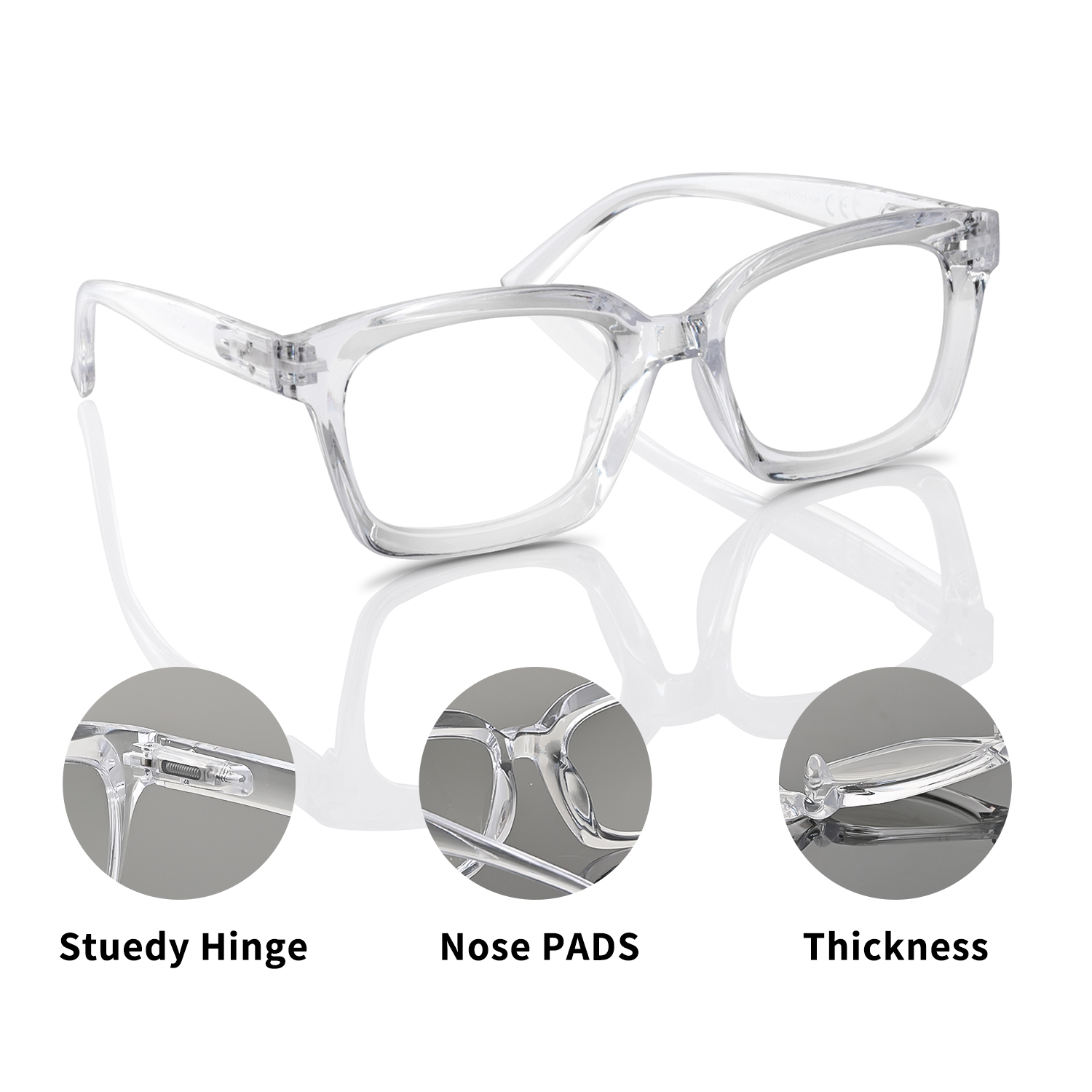 Occhiali da Lettura Quadrati a - Gaming Glasses Tinted recensione e prezzo
